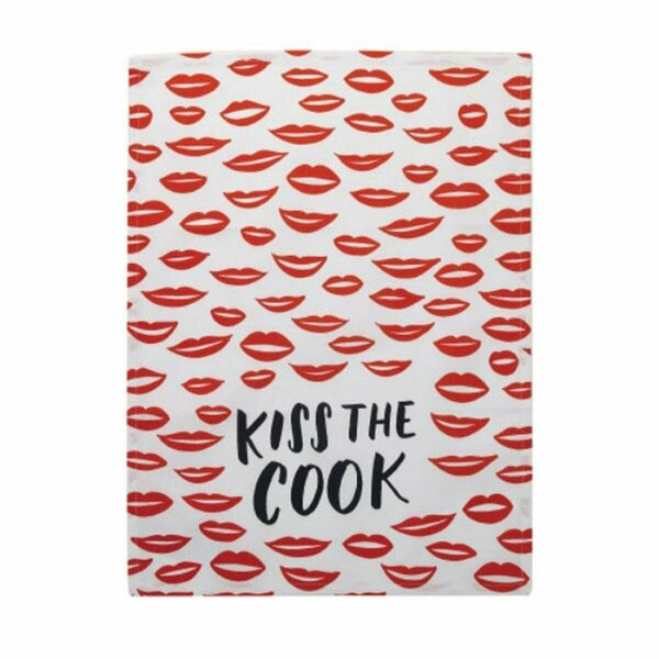 Tarifa 18 x 25 in. Kiss the Cook Kitchen Towel, 2PK TA3685891